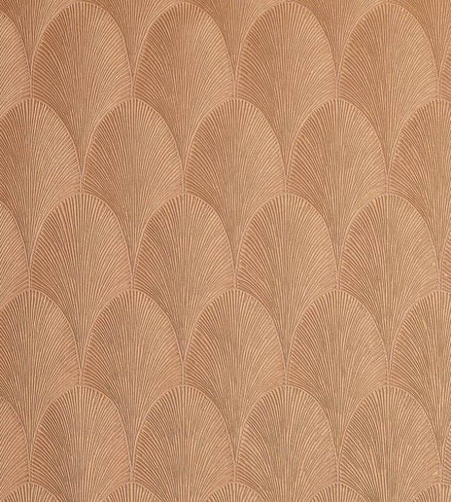 Tourmaline Wallpaper by Casamance Vieux Rose / Dore