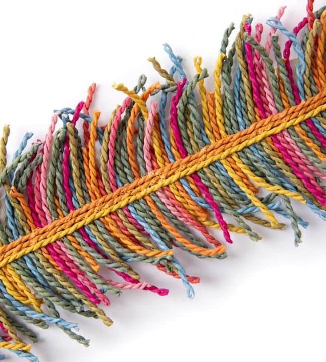Trail Fringe Trim by Christopher Farr Cloth Hot Pink