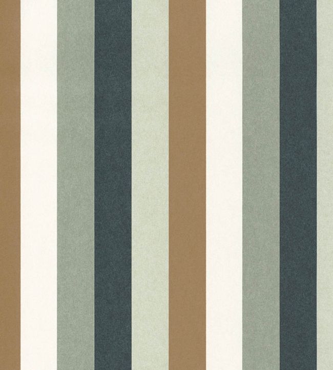 Transat Wallpaper by Casamance Celadon/Bronze