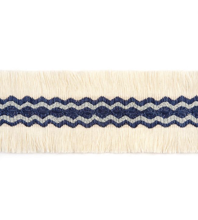 Trapeze Border Trimming by Christopher Farr Cloth Dark Indigo