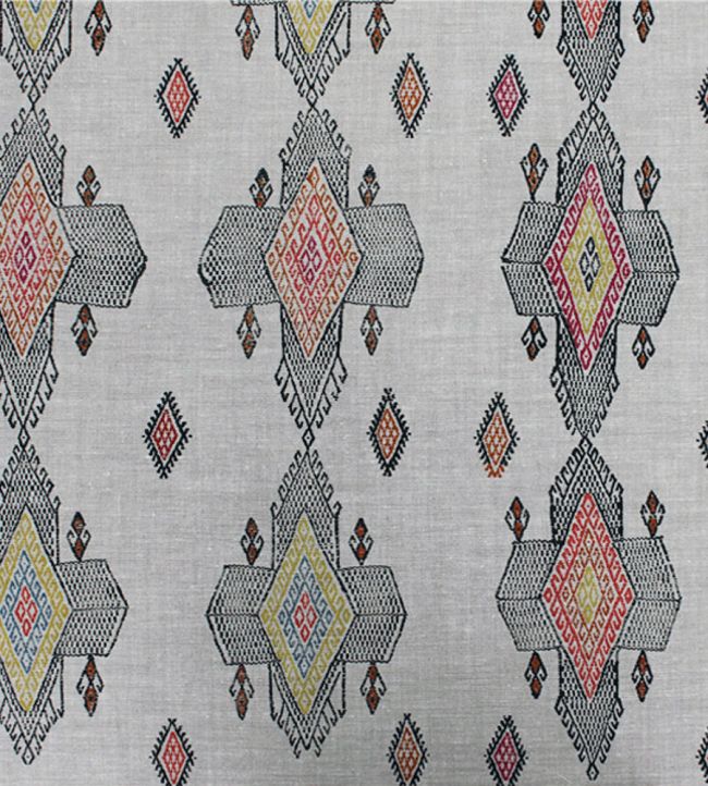 Travelling Light Fabric by Christopher Farr Cloth Orange