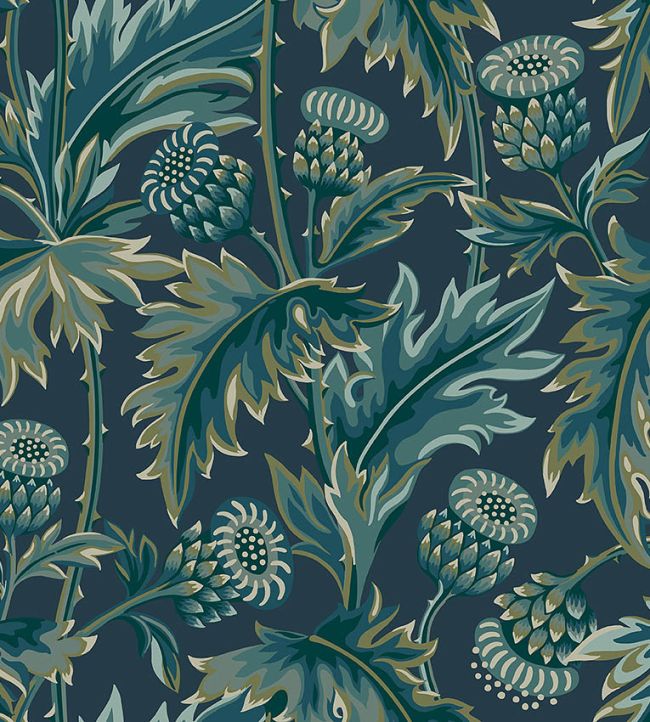 Treasured Thistle Wallpaper by Borastapeter 73