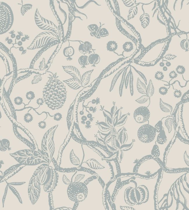 Tree of Life Wallpaper by Sandberg Light Blue