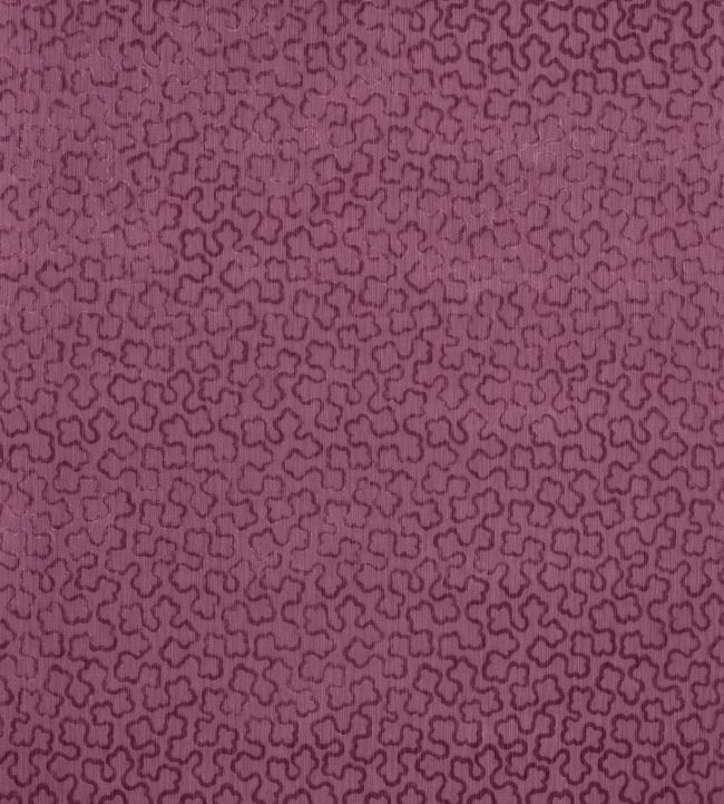 Trefolia Velvet Fabric by Anna French Mulberry