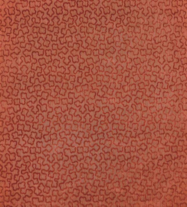 Trefolia Velvet Fabric by Anna French Paprika