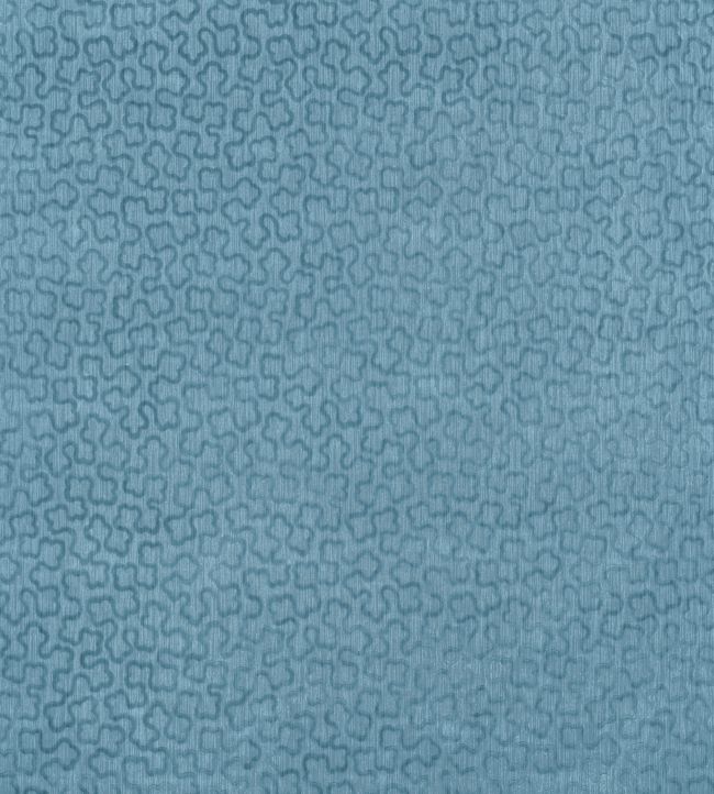 Trefolia Velvet Fabric by Anna French Slate