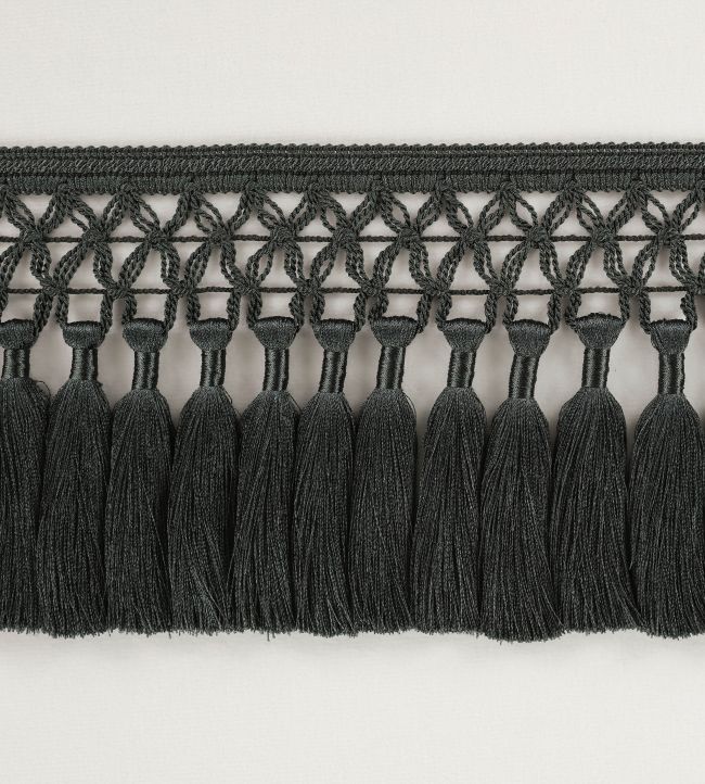 Trellis Fringe Trimming by Romo Slate