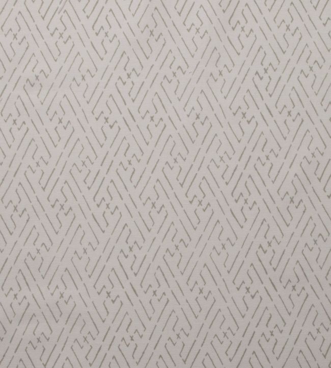 Trellis Fabric by Titley and Marr Silver