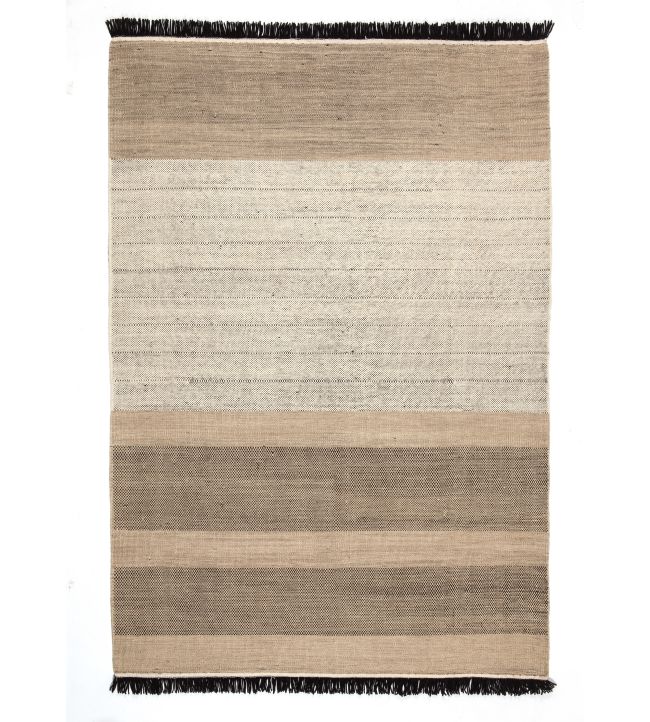 Nanimarquina Tres Stripes rug Black NM177-03-170240 Black