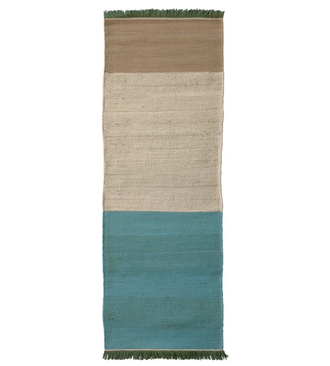 Nanimarquina Tres Stripes Runner rug Green NM176-01-80240 Green