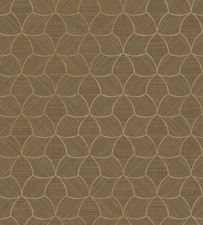 Tressana Wallpaper by Casamance Ebene/Dore