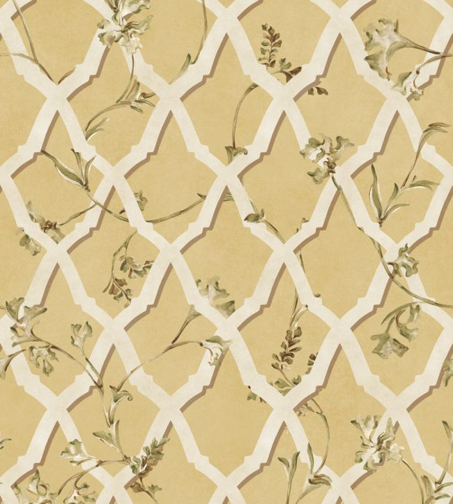 Triana Wallpaper by Coordonne Ocre