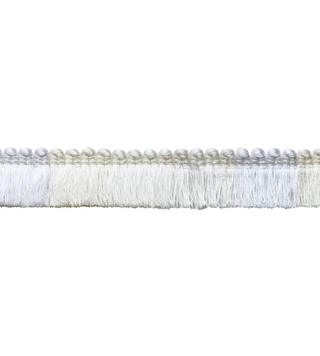 Trianon Blocked Brush Fringe Trimming by Samuel & Sons Pearl