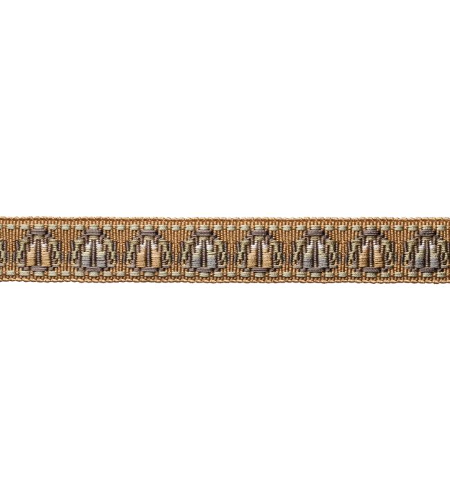 Trianon Ombre Border Trimming by Samuel & Sons Citrine