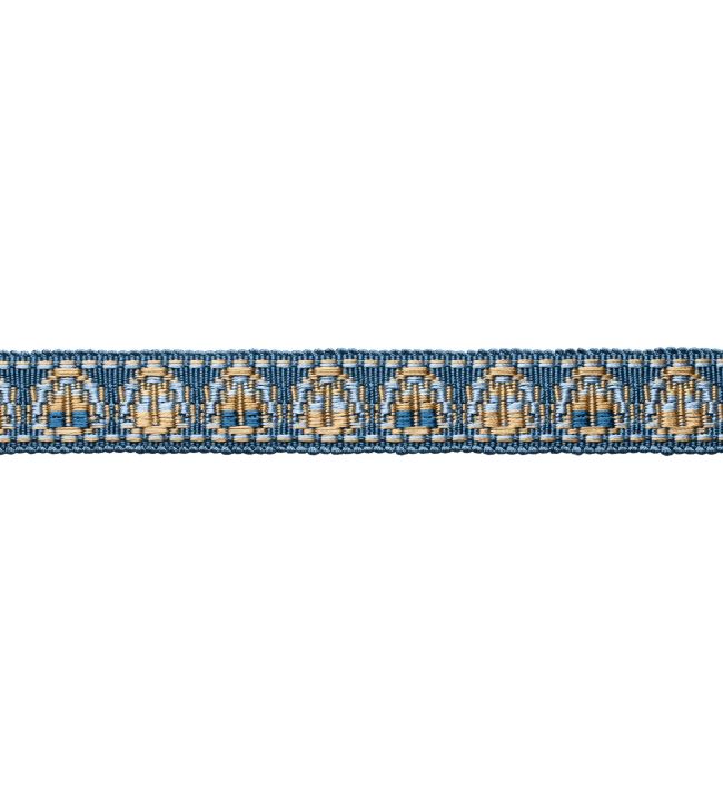 Trianon Ombre Border Trimming by Samuel & Sons Lapis