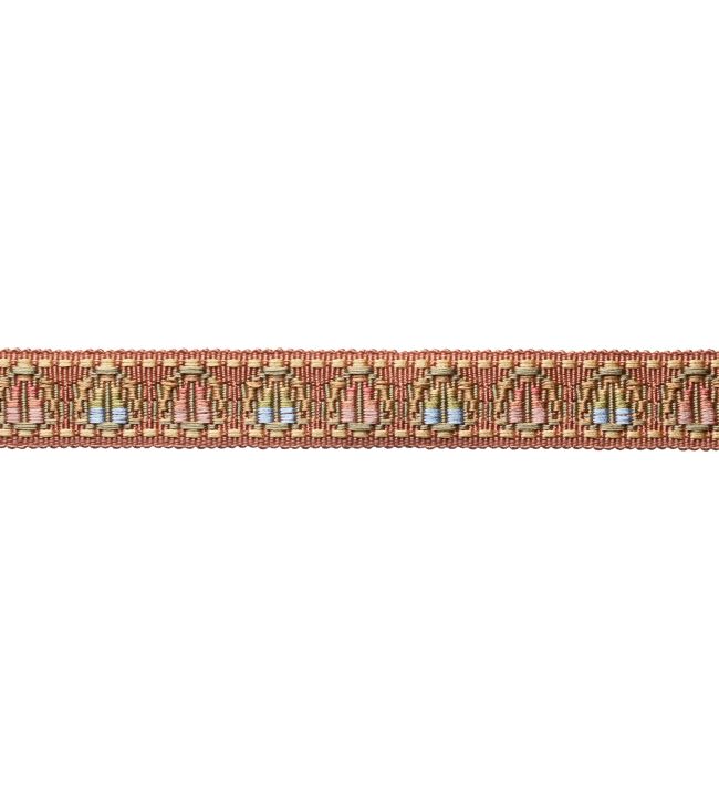 Trianon Ombre Border Trimming by Samuel & Sons Marzipan