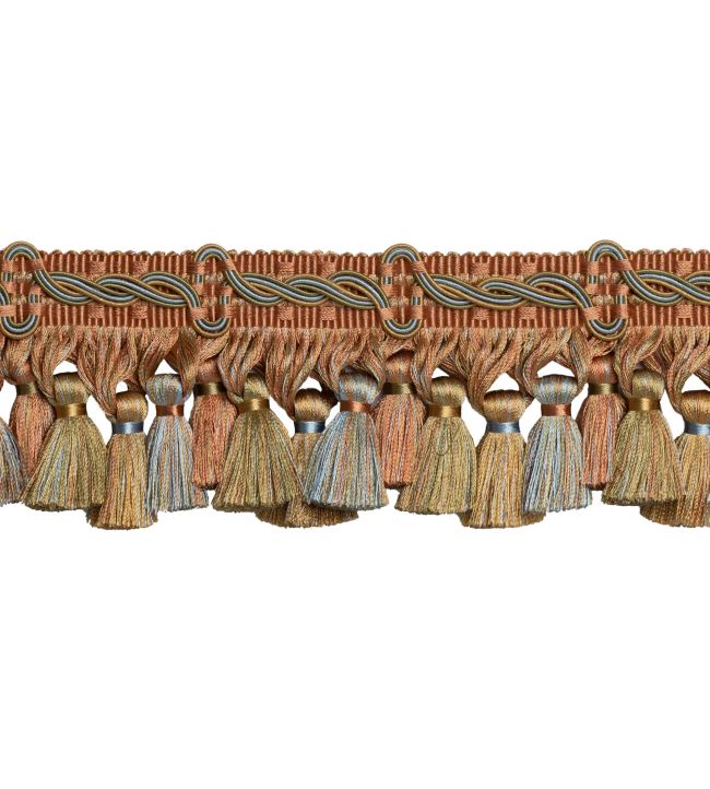Trianon Scalloped Tassel Fringe Trimming by Samuel & Sons Marzipan