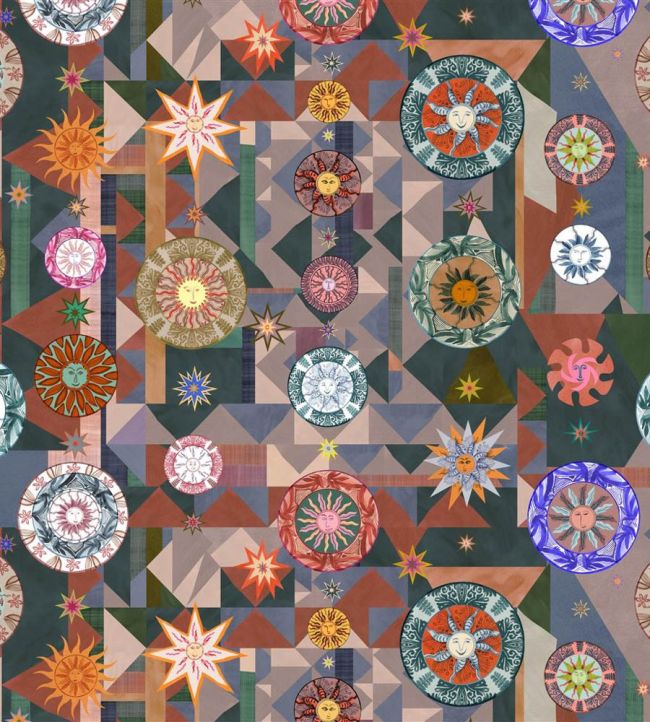 Trinquetaille Fabric by Christian Lacroix Terre Cuite