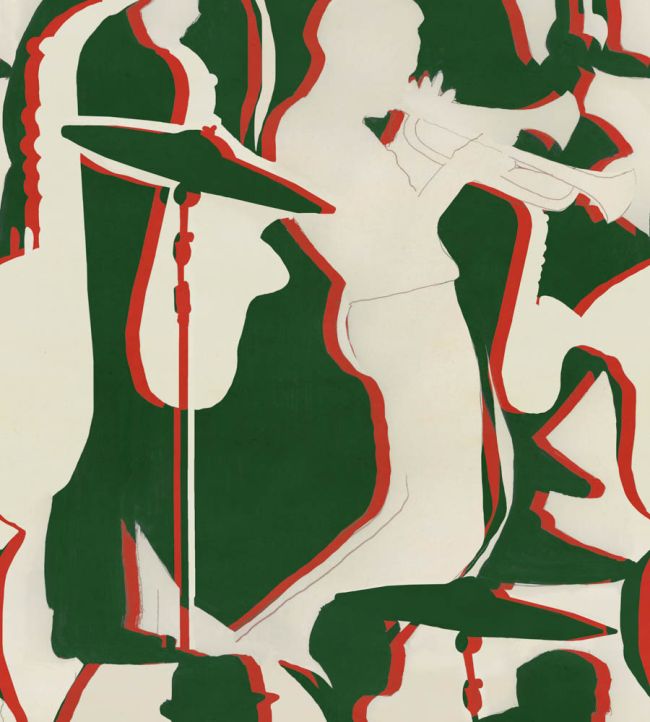 Tripping Wallpaper by MINDTHEGAP Green