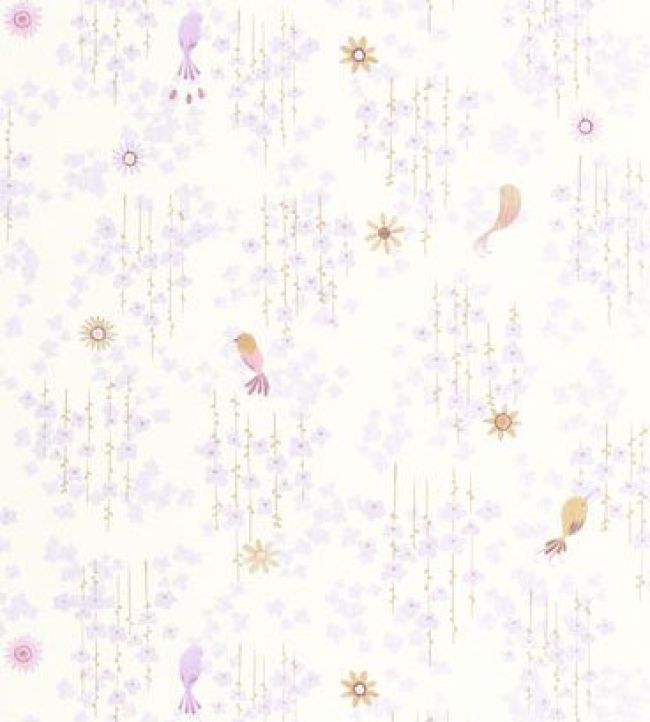 Tropical Birds Wallpaper by Casadeco Parme