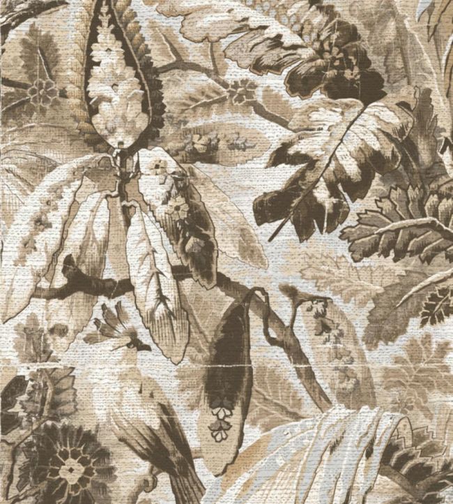 Tropicali Wallpaper by Arte Linen Silver