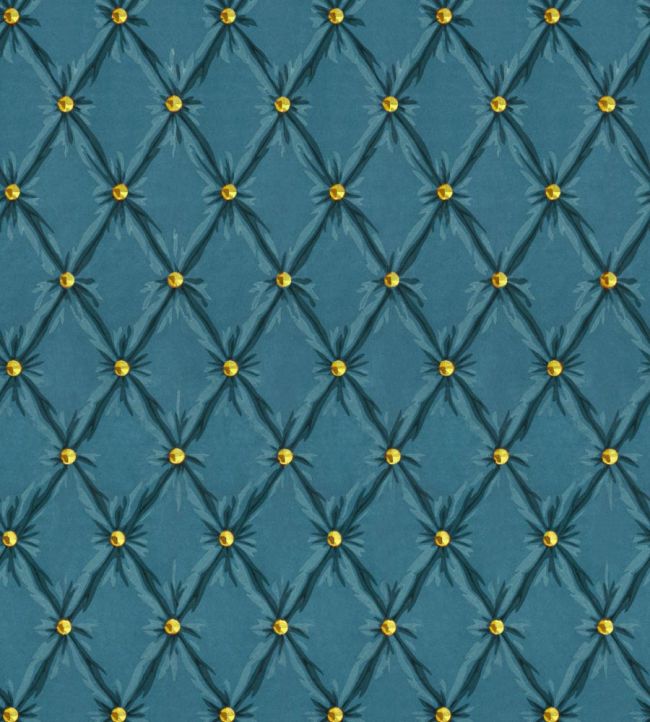 Tufted Panel Wallpaper by MINDTHEGAP Blue Moon