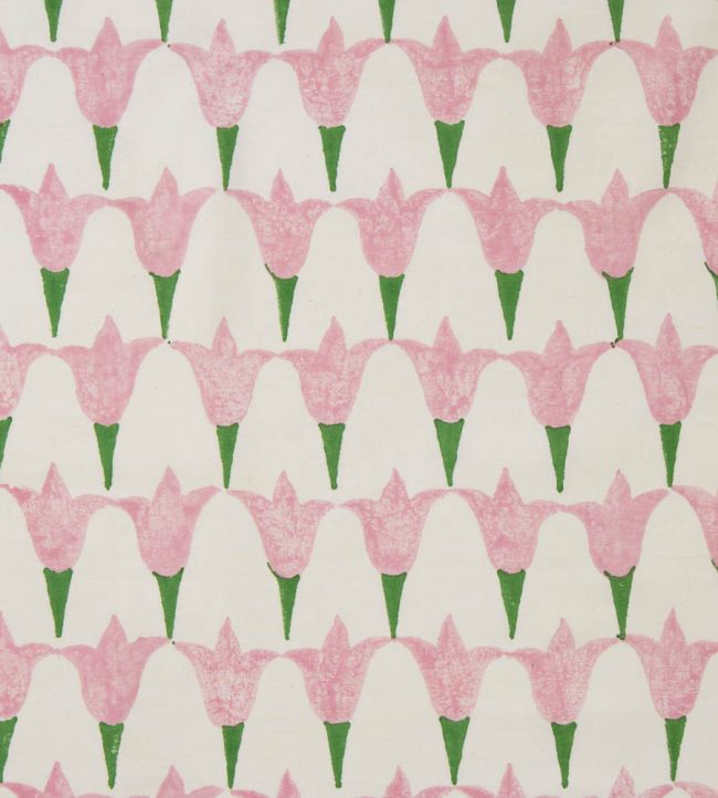 Tulip Fabric by Molly Mahon Rose/Grass