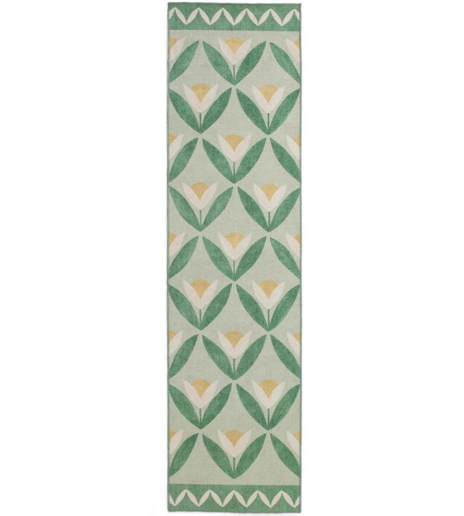 Scion Tulip Trellis Runner rug Pine STULTRE3PIN6123 Pine