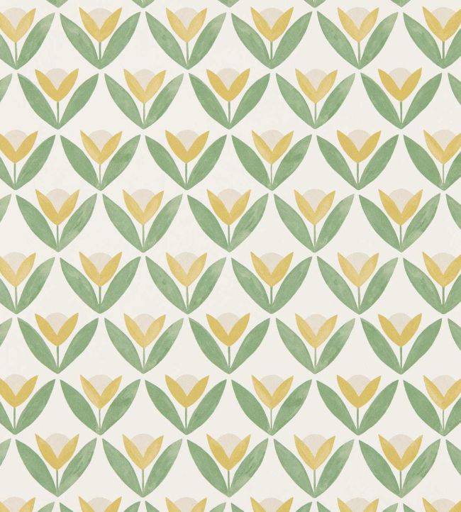 Tulip Trellis Wallpaper by Scion Honey