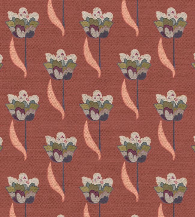 Tulips Fabric by Ottoline Terra