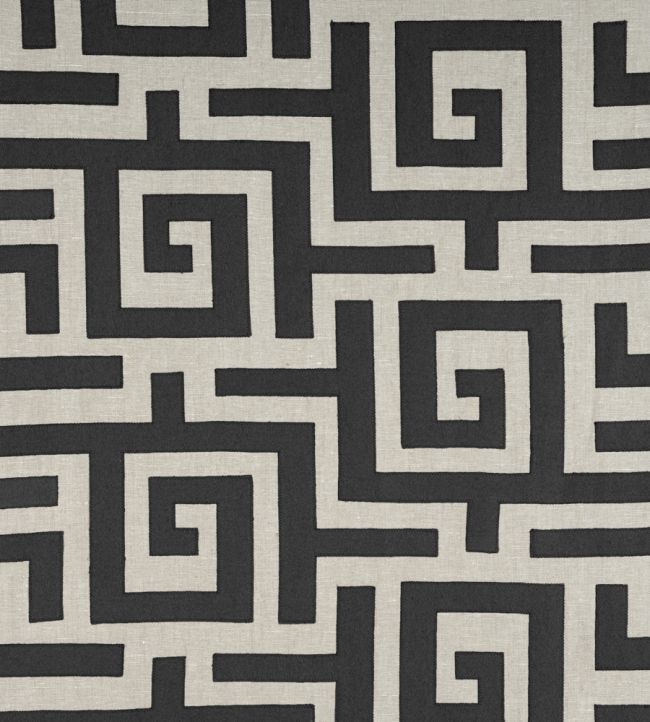 Tulum Wallpaper by Thibaut Black