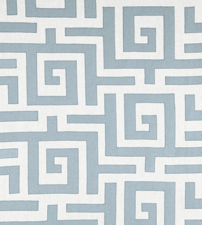 Tulum Wallpaper by Thibaut Spa Blue