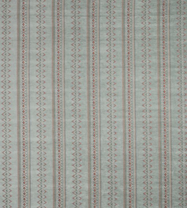 Turfan Fabric by Nina Campbell Soft Blue