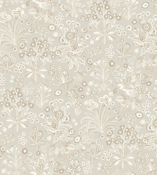 Tuva Wallpaper by Borastapeter Beige