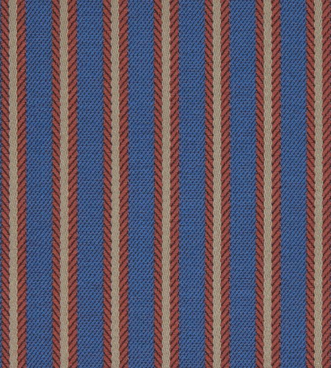 Twill Stripe in Kenworthy Fabric by Liberty Lapis
