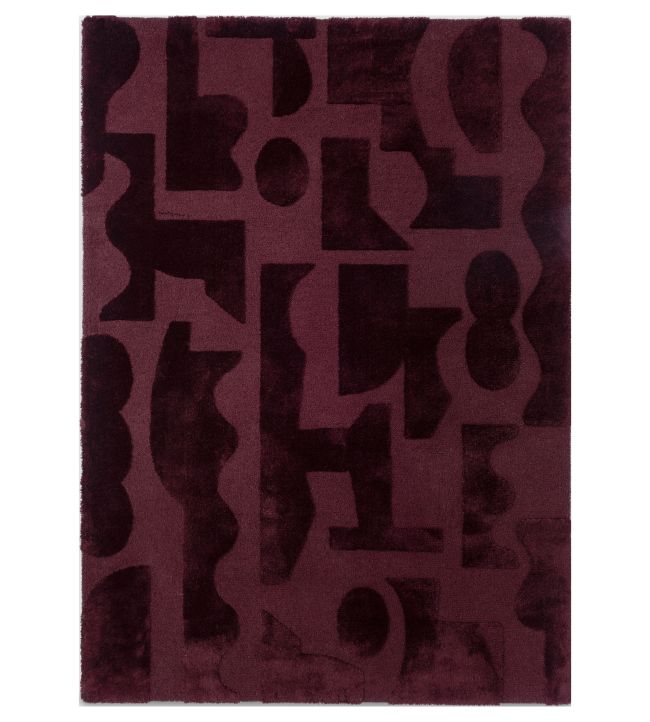 Brink & Campman Mural Modest rug Burgundy 121100-140200-US Burgundy