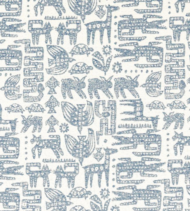 Twycross Fabric by Scion Mist