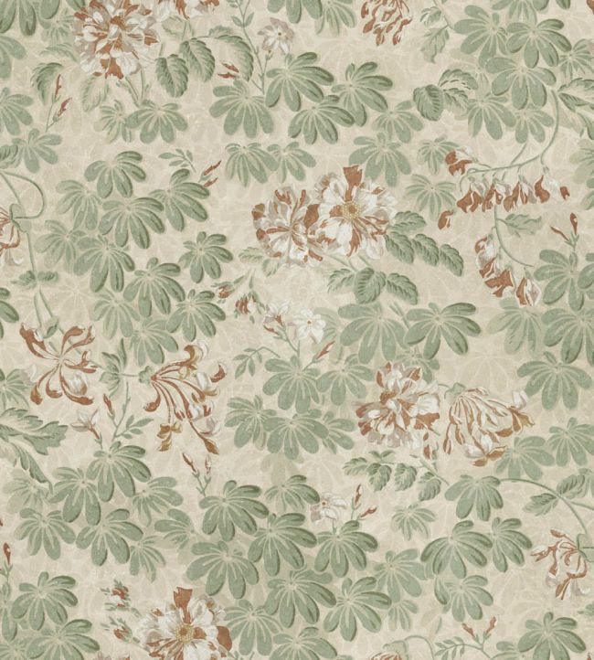 Tyra Wallpaper by Sandberg Garden Green
