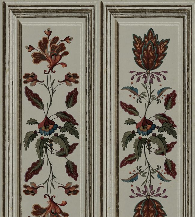 Tyrolean Panel Wallpaper by MINDTHEGAP Taupe