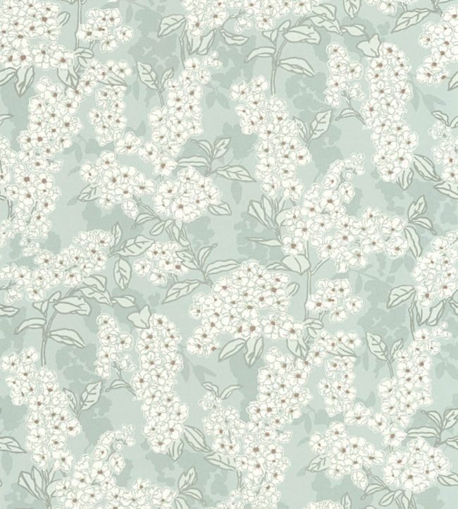 Ume Wallpaper by Casadeco Bleu Nuage