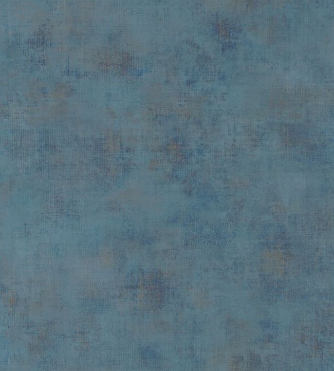Uni Metalises Wallpaper by Caselio Peacock Blue