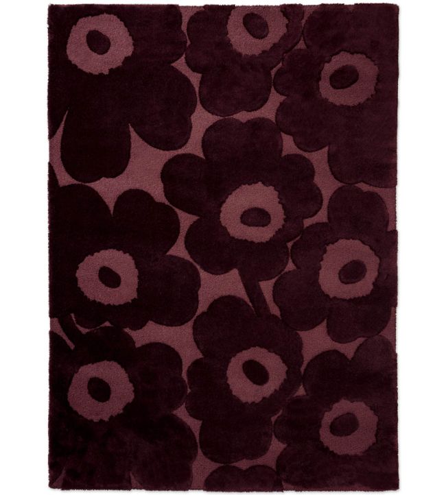 Marimekko Unikko rug Burgundy 132200140200 Burgundy