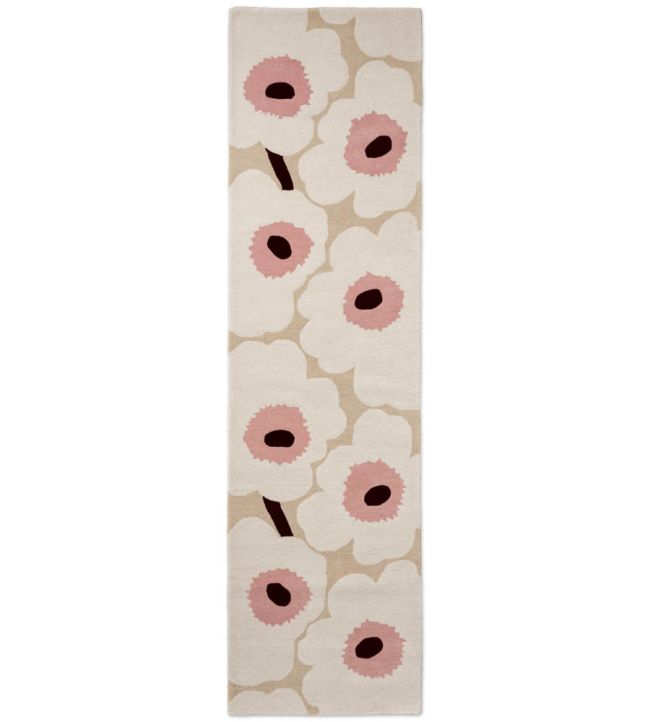 Marimekko Unikko Runner rug Beige/Pink 132402070245-US Beige/Pink