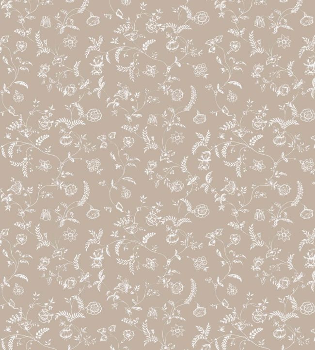 Uppark Wallpaper by Farrow & Ball Jitney / Wimborne White
