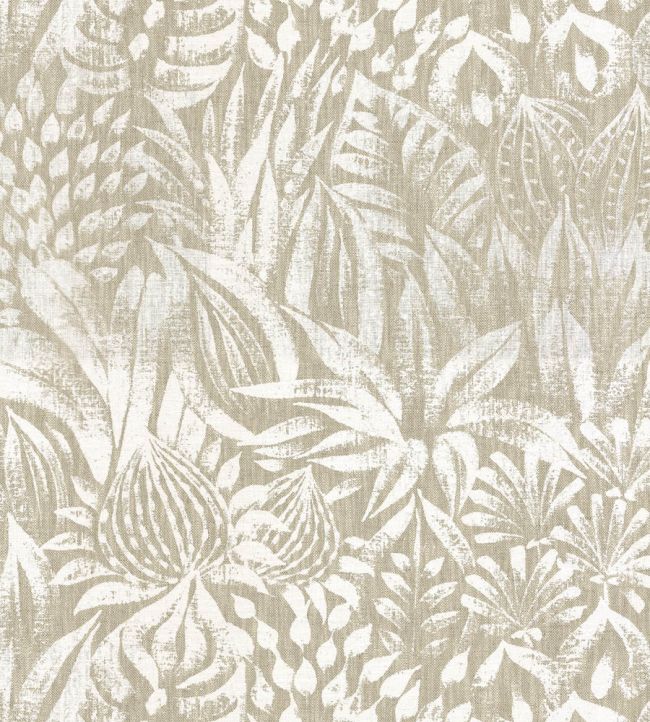 Valarta Fabric by Casamance Blanc