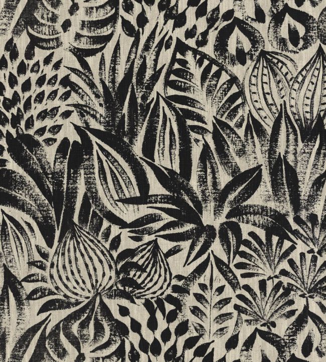 Valarta Fabric by Casamance Noir