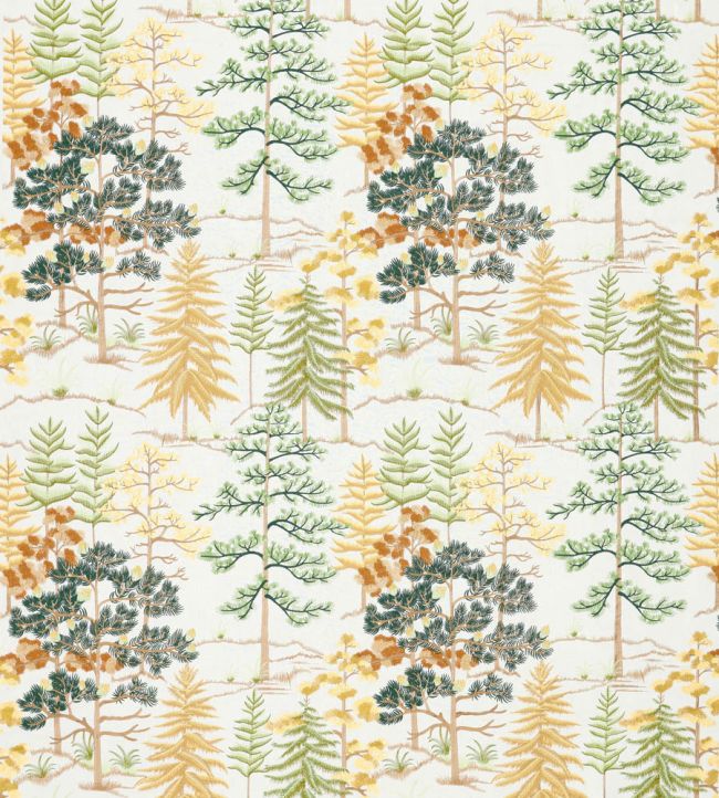 Vana Fabric by Osborne & Little Leaf/Gold