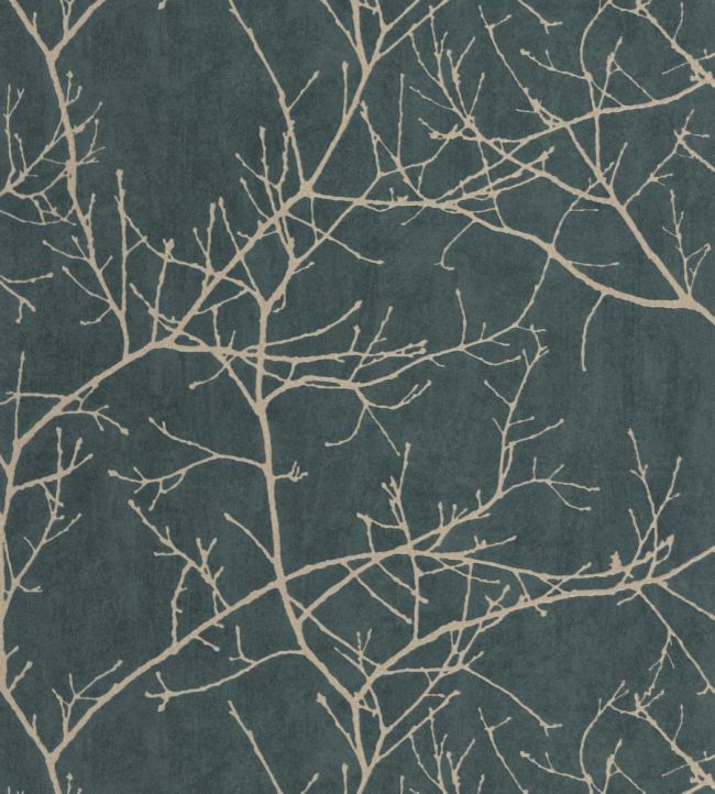 Vancouver Wallpaper by Casadeco Bleu Encre