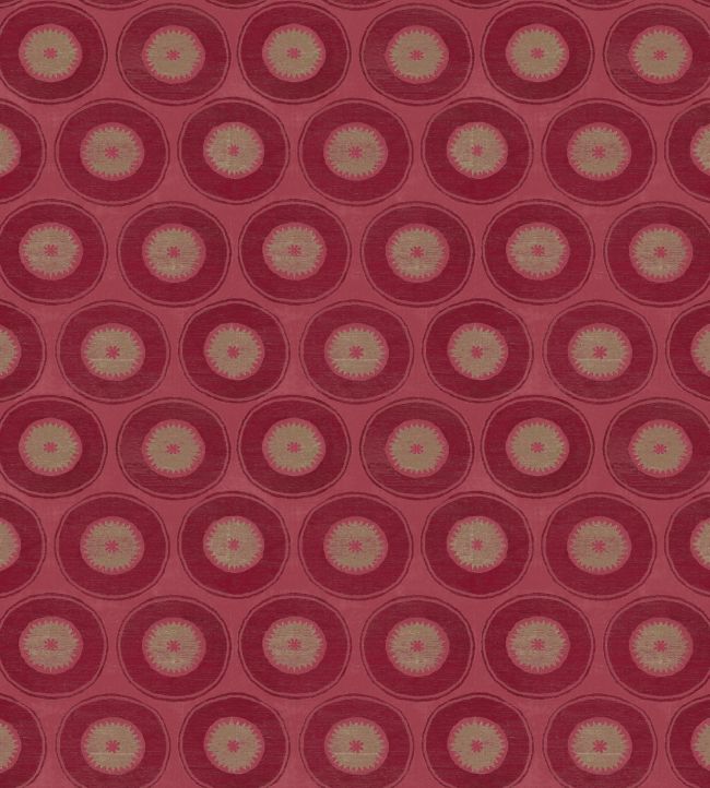 V&A Izmir Fabric by Arley House Cranberry