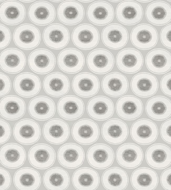 V&A Izmir Fabric by Arley House Silver